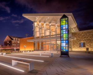 Laurel Library at Night